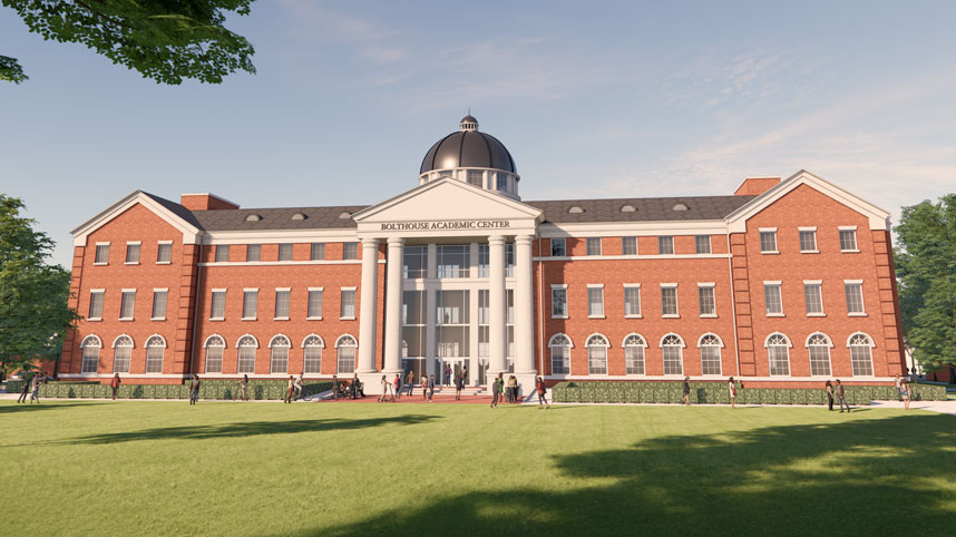 Rendering of Bolthouse Academic Center